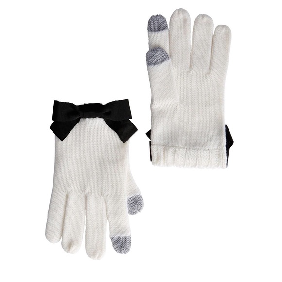 kate spade Accessories - Kate Spade Grosgrain Bow Accent Tech Gloves